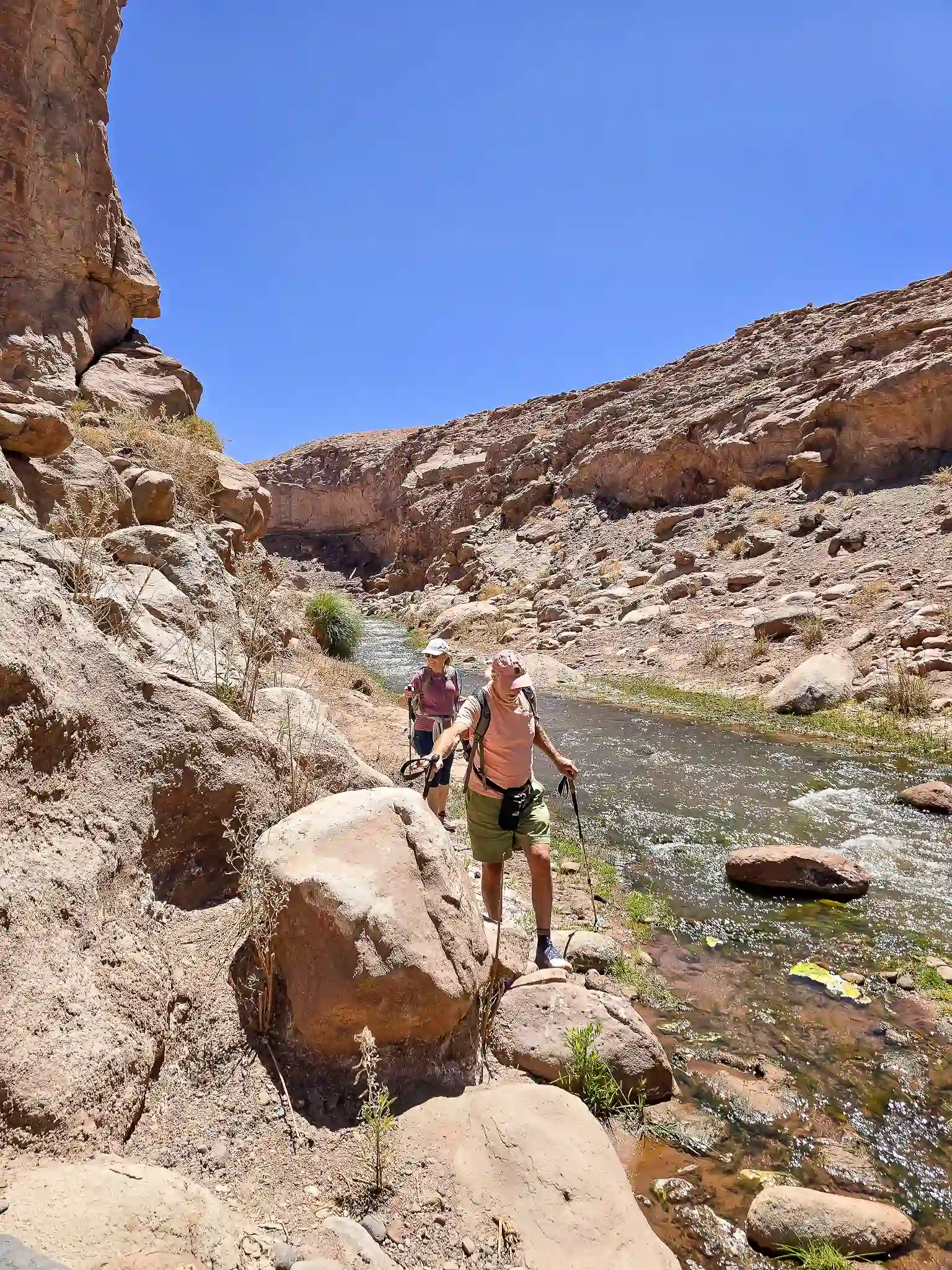 ruta del agua rio salado trekking san pedro atacama ecordua tour